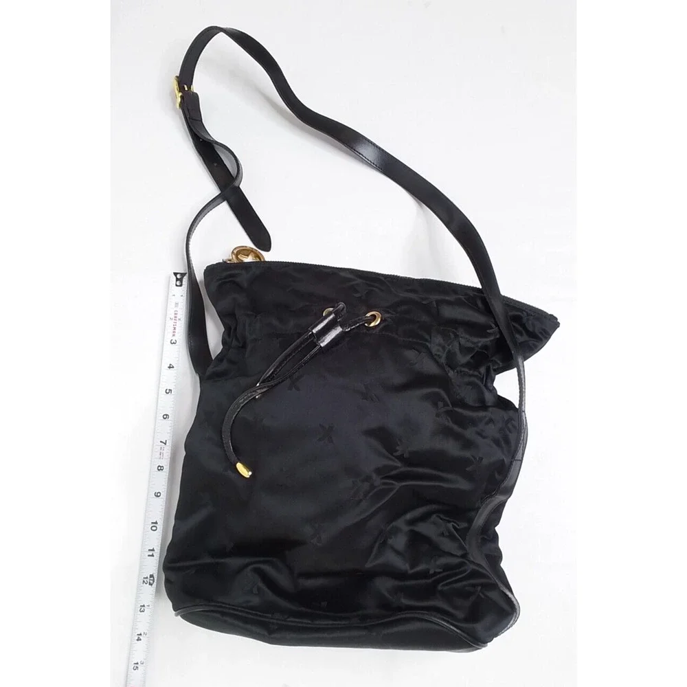 Paloma Picasso Women's Bucket Bag Black w/ Original Dust Bag #W2859